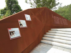 隆化耐候钢挡土墙